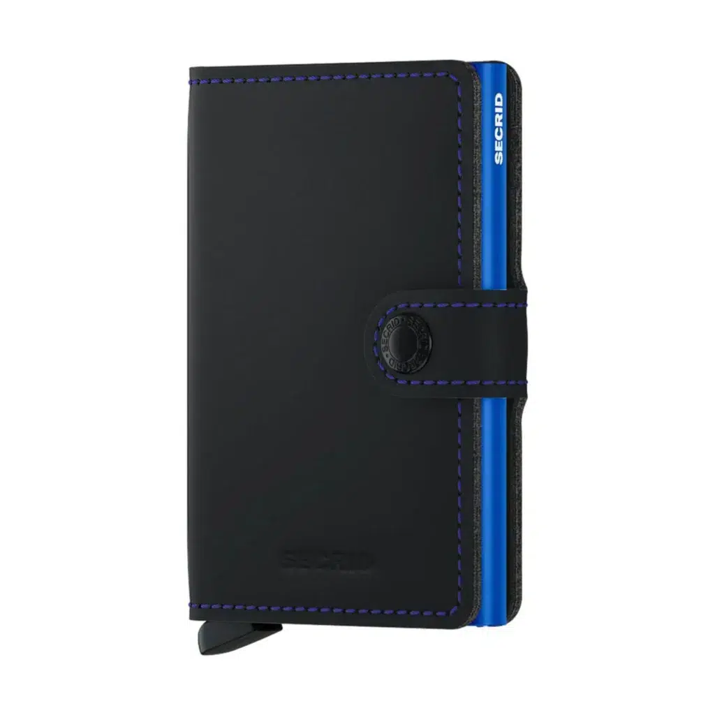 Secrid Miniwallet Matte Black Blue